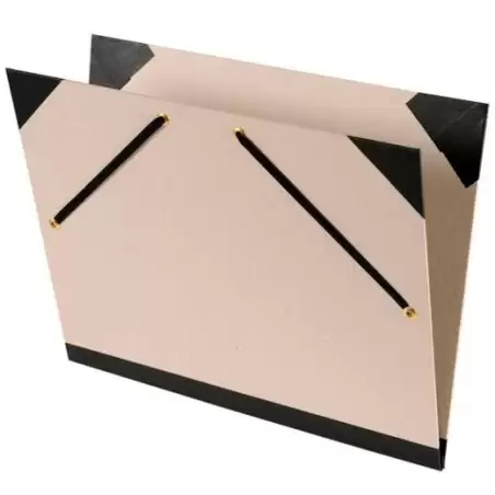 (C200003133) CANSON CARPETA DE DIBUJO A3 37X52CM PERSONALIZABLE CIERRE C/GOMAS GRIS