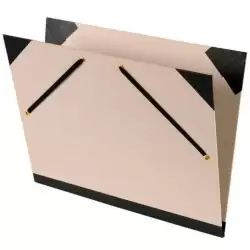 (C200003134) CANSON CARPETA DE DIBUJO A2 52X72CM PERSONALIZABLE CIERRE C/GOMAS GRIS