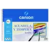 (C200400698) CANSON BLOC ACUARELA Y TÉMPERA BASIK ESPIRAL 10 HOJAS 370GR 23X32