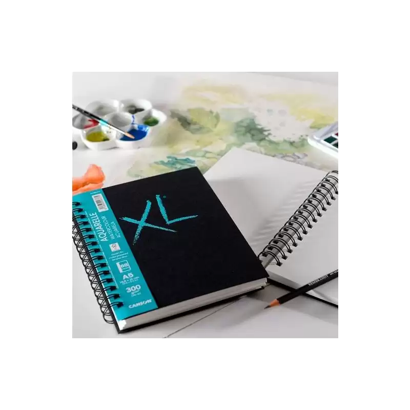 (C31200L013) CANSON BLOC DIBUJO XL AQUARELLE 34H A5 BLANCO