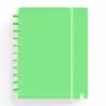 (66024121) CARCHIVO CUADERNO INGENIOX FOAM ESPIRAL A4 80H 100GR CUADRÍCULA 5X5 TAPAS PP SEMI-RÍGIDO CIERRE C/GOMA VERDE PASTEL