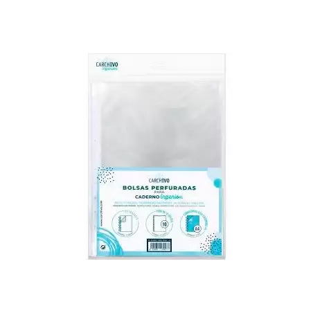 (66154501) CARCHIVO FUNDAS INGENIOX A4 EXTRAÍBLES PP CRISTAL REFORZADO -PACK 5U-