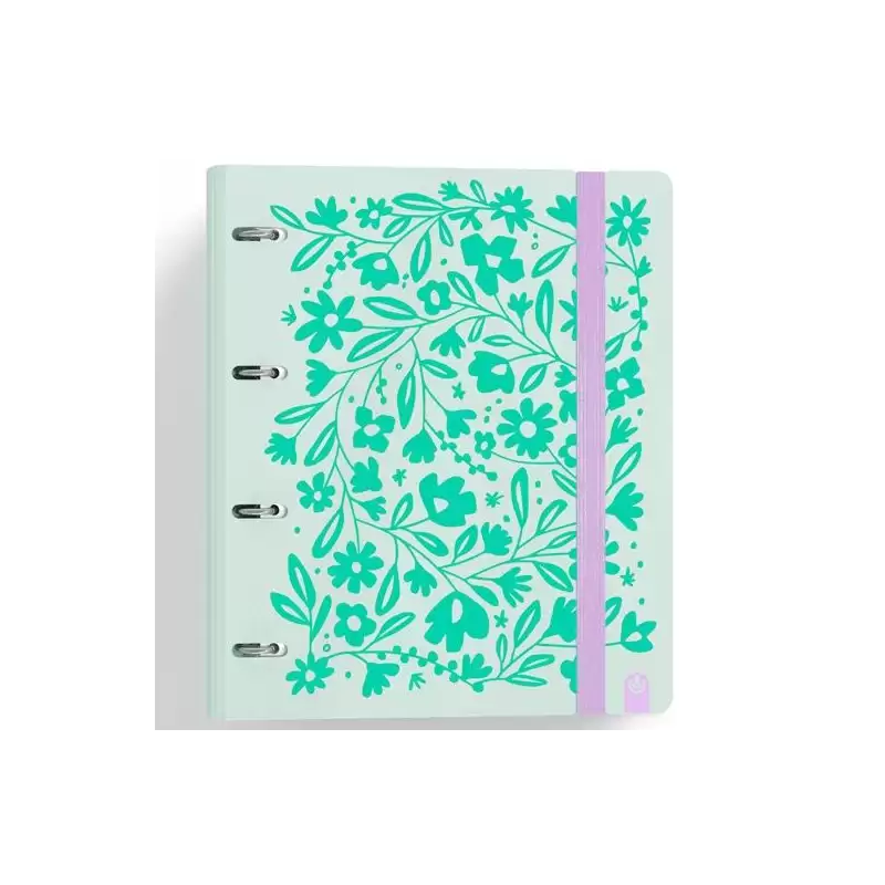 (12457445) CARCHIVO CARPETA ANILLAS 4X35MM CARPEBLOCK 360 C/RECAMBIO 100H 90GR 4 SEPARADORES PP RÍGIDO FOAM VERDE PASTEL