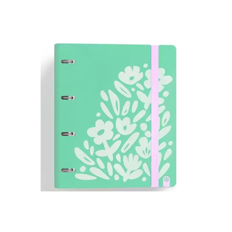 (12457447) CARCHIVO CARPETA ANILLAS 4X35MM CARPEBLOCK 360 C/RECAMBIO 100H 90GR 4 SEPARADORES PP RÍGIDO FOAM VERDE