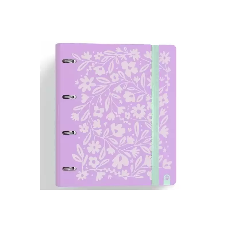 (12457448) CARCHIVO CARPETA ANILLAS 4X35MM CARPEBLOCK 360 C/RECAMBIO 100H 90GR 4 SEPARADORES PP RÍGIDO FOAM VIOLETA