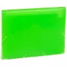 (1913KF51) CARCHIVO CLASIFICADOR ACORDEÓN FOLIO 13 DPTOS C/GOMA PP TRANSLÚCIDO VERDE