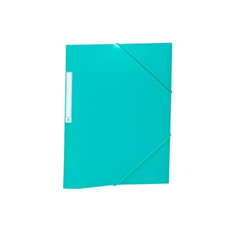 (2033K16) CARCHIVO CARPETA 3 SOLAPAS FOLIO C/GOMAS PP OPACO VERDE OSCURO