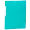 (2033K16) CARCHIVO CARPETA 3 SOLAPAS FOLIO C/GOMAS PP OPACO VERDE OSCURO
