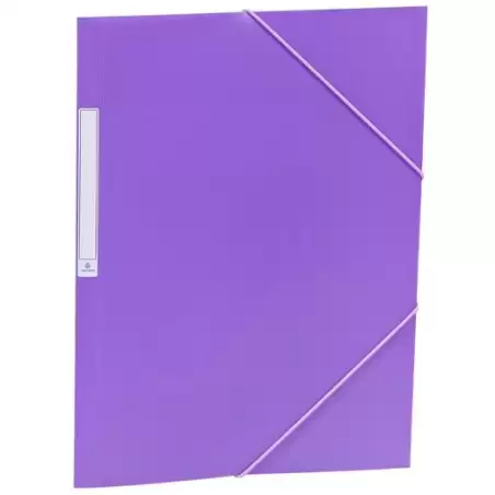 (2033K62) CARCHIVO CARPETA 3 SOLAPAS FOLIO C/GOMAS PP OPACO VIOLETA