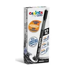 (4303901) CARIOCA BOLÍGRAFO OOPS MONOCOLOR NEGRO CAJA 12 UD