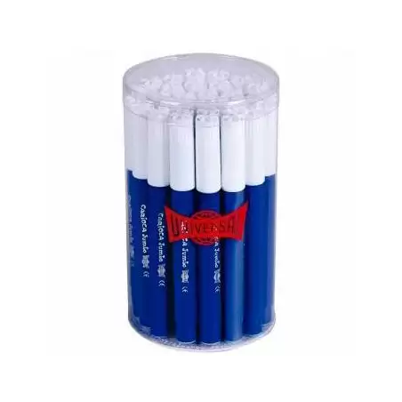 (403380/02) CARIOCA ROTULADOR JUMBO PUNTA GRUESA AZUL OSCURO BOTE 30 UD