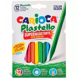 (42711) CARIOCA PLASTICERAS RESISTENTES PLASTELLO ESTUCHE 12 C/SURTIDOS