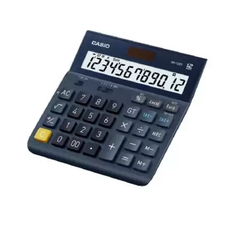 (DH-12ET) CASIO CALCULADORA DE OFICINA SOBREMESA DH-12ET 12 DÍGITOS AZUL