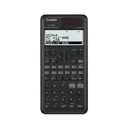 (FC-200V-2) CASIO CALCULADORA CIENTÍFICA FC-200V-2 SOLAR/PILAS PROGRAMABLE 4 LÍNEAS LCD 10+2 Y 15 DÍGITOS NEGRO