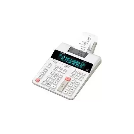 (FR-2650RC) CASIO CALCULADORA CON IMPRESORA FR-2650RC 12 DÍGITOS BLANCO