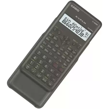 (FX-82MSII) CASIO CALCULADORA CIENTIFICA NEGRA 12 Y 10+2 DÍGITOS 240 FUNCIONES FX-82MS-2