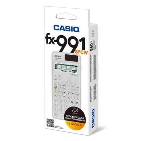 (FX-991SPCW) CASIO CALCULADORA CIENTIFICA NEGRO/BLANCO 15 Y 10+2 DÍGITOS 576 FUNCIONES FX-991SPCW