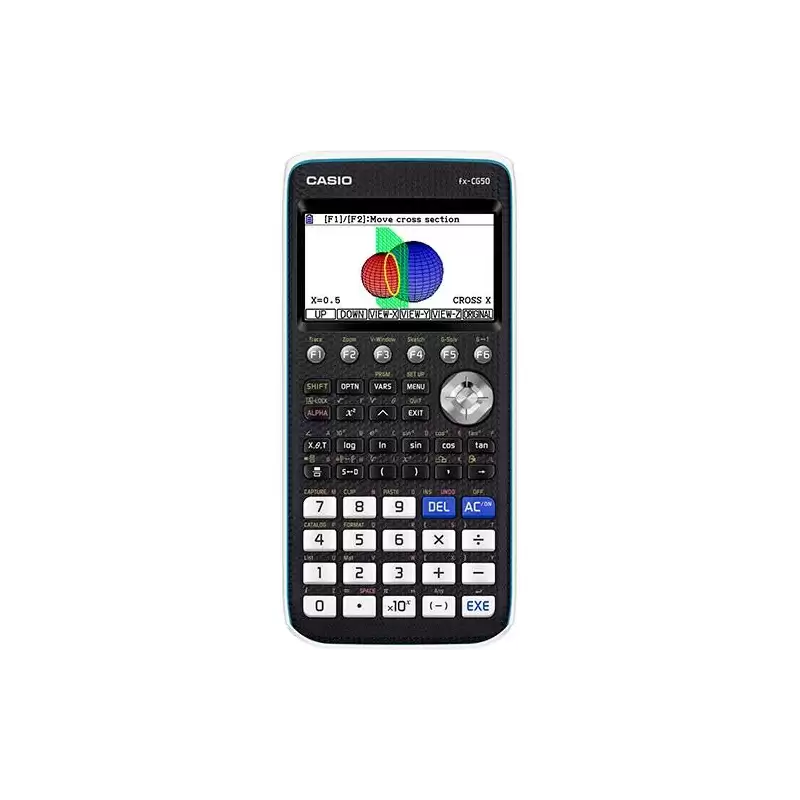 (FX-CG50) CASIO CALCULADORA GRÁFICA FX-CG50 PANTALLA COLOR ALTA RESOLUCIÓN 216X384 PX NEGRO