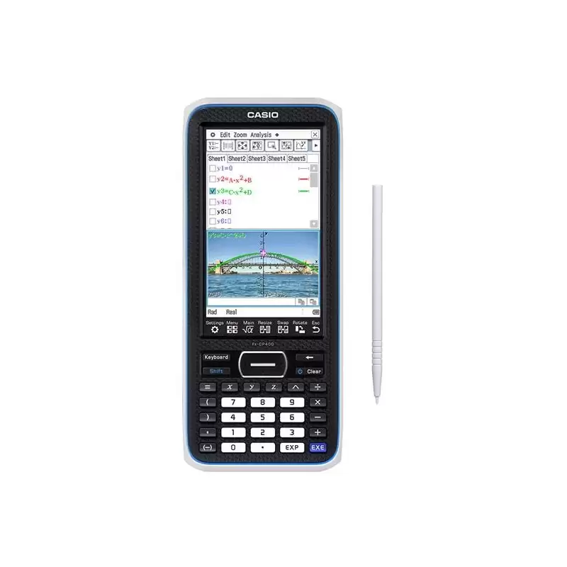 (FX-CP400) CASIO CALCULADORA GRÁFICA FX-CP400 PANTALLA COLOR ALTA RESOLUCIÓN 320X528 PX NEGRO