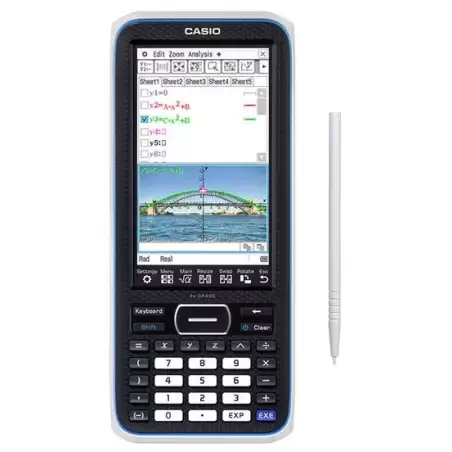 (FX-CP400) CASIO CALCULADORA GRÁFICA FX-CP400 PANTALLA COLOR ALTA RESOLUCIÓN 320X528 PX NEGRO
