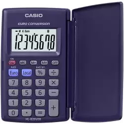 (HL-820VER) CASIO CALCULADORA DE OFICINA HL-820VER 8 DÍGITOS VIOLETA OSCURO