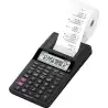 (HR-8RCE) CASIO CALCULADORA DE OFICINA CON IMPRESORA HR-8RCE 12 DÍGITOS NEGRO