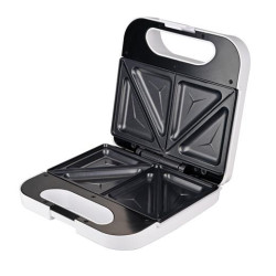 (SAN-CCBL) GRUNKEL SANDWICHERA DOBLE 750W CON CORTE TRIANGULAR BLANCO