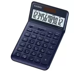 (JW-200SC-NY) CASIO CALCULADORA DE OFICINA SOBREMESA 12 DÍGITOS AZUL MARINO
