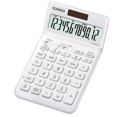(JW-200SC-WE) CASIO CALCULADORA DE OFICINA SOBREMESA 12 DÍGITOS BLANCO
