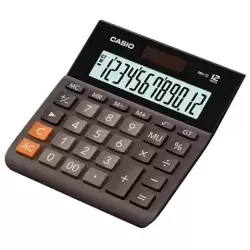 (MH-12B) CASIO CALCULADORA DE OFICINA SOBREMESA 12 DÍGITOS NEGRO MH-12B