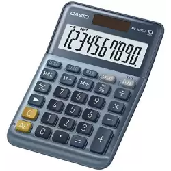 (MS-100EM) CASIO CALCULADORA DE OFICINA SOBREMESA AZUL MS-100EM