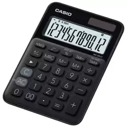 (MS-20UC-BK) CASIO CALCULADORA DE OFICINA SOBREMESA NEGRO 12 DÍGITOS MS-20UC
