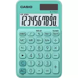 (SL-310UC-GN) CASIO CALCULADORA DE OFICINA SL-310UC-GN 10 DÍGITOS VERDE