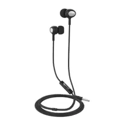 (UP500BK) CELLY AURICULAR JACK 3.5 STEREO CON MICROFONO NEGRO