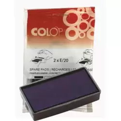 (107161) COLOP ALMOHADILLA E/20 AZUL BLISTER -2U-