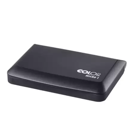 (109635) COLOP TAMPON MICRO 1 ESTUCHE DE PLÁSTICO NEGRO