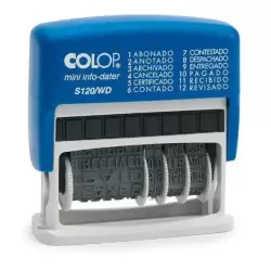 (153630) COLOP FORMULA/FECHADOR MINI MOD.S120/WD AZUL