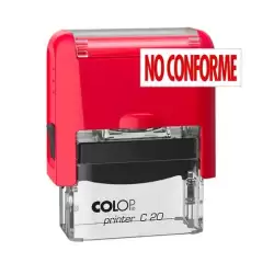 (501105) COLOP SELLO PRINTER C20 FORMULA " NO CONFORME " ALMOHADILLA E/20 14X38MM ROJO