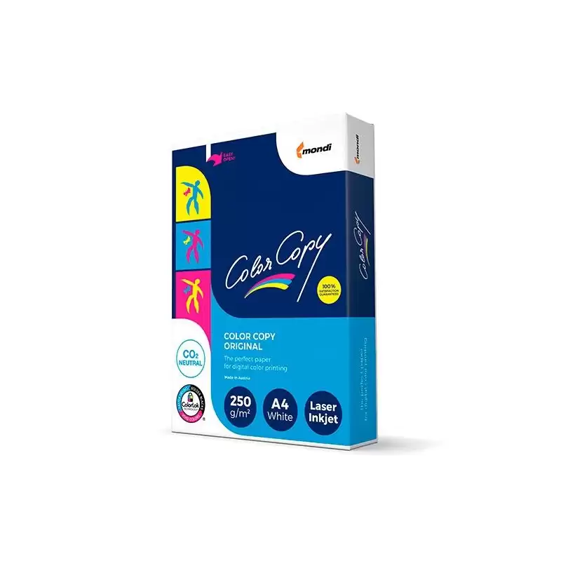 (482231) COLOR COPY ORIGINAL PAPEL REPROGRÁFICO DIN A4 SATINADO 250GR PAQUETE DE 125H 210X297MM BLANCO