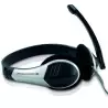 (CCHATSTAR2) CONCEPTRONIC AURICULARES BIAURAL ESTEREO MICRÓFONO FLEXIBLE C/ JACK 3.5 MM PLATA