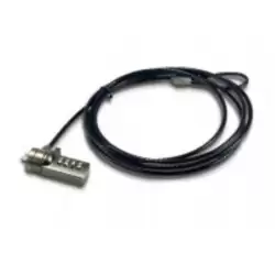 (CNBCOMLOCK18) CONCEPTRONIC CABLE DE SEGURIDAD PARA PORTÁTIL POR COMBINACION 1.8 M NEGRO/GRIS