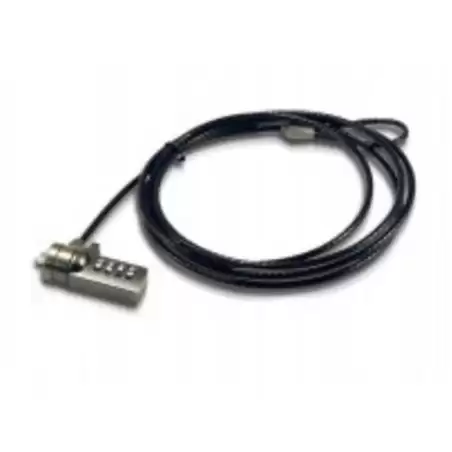 (CNBCOMLOCK18) CONCEPTRONIC CABLE DE SEGURIDAD PARA PORTÁTIL POR COMBINACION 1.8 M NEGRO/GRIS