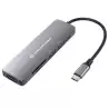 (DONN11G) CONCEPTRONIC ADAPTADOR USB-C 6EN1 HDMI-USB-C USB 3.0 LECTOR SD