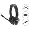 (POLONA02BA) CONCEPTRONIC AURICULARES JACK 3.5 MM MICROFONO FLEXIBLE CONTROL VOLUMEN INCLUYE ADAPTADOR 1 A 2 JACKS 3.5 MM NEGRO
