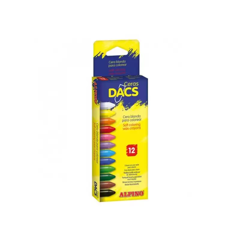 (DA050290) DACS CERAS DACS 55MM COLORES SURTIDOS ESTUCHE 12 UD