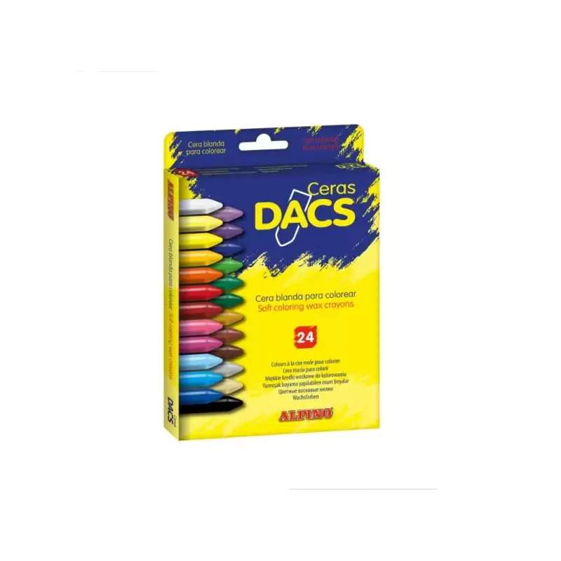 (DA050295) DACS CERAS DACS 55MM COLORES SURTIDOS ESTUCHE 24 UD