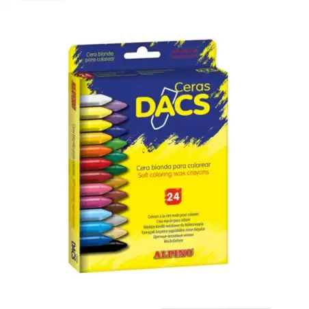 (DA050295) DACS CERAS DACS 55MM COLORES SURTIDOS ESTUCHE 24 UD