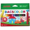 (DC050290) DACSCOLOR CERAS 80MM SEMIBLANDAS NO MANCHAN SURTIDOS -ESTUCHE DE 12U-