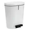 (24200) DENOX PAPELERA CON PEDAL 25L BLANCA