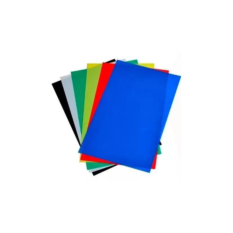 (22112) DHP TAPAS ENCUADERNACIÓN 450 MICRAS A4 POLIPROPILENO AZUL -PACK 100U-